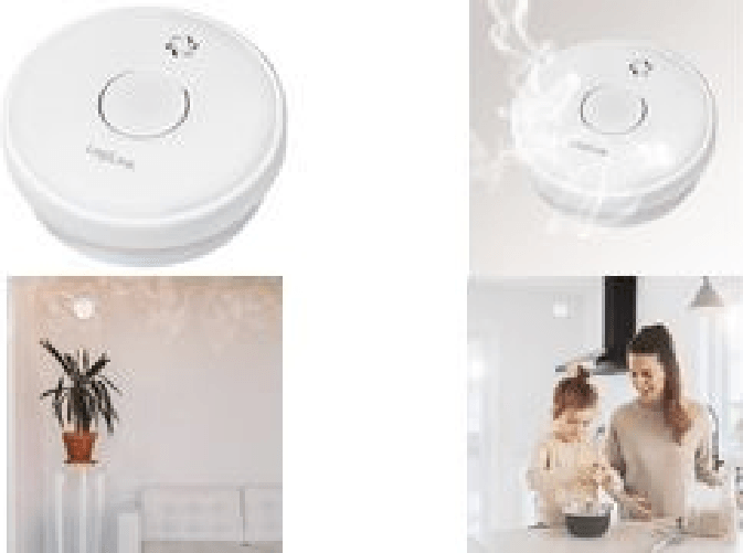 Logilink SC0015 - Rauchmelder - batteriebetrieben - wei (SC0015)