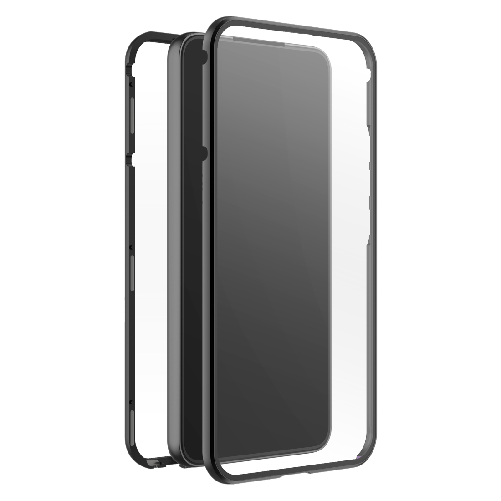Black Rock Hama 360 Glass custodia per cellulare 155 cm (6.1") Cover Nero Trasparente