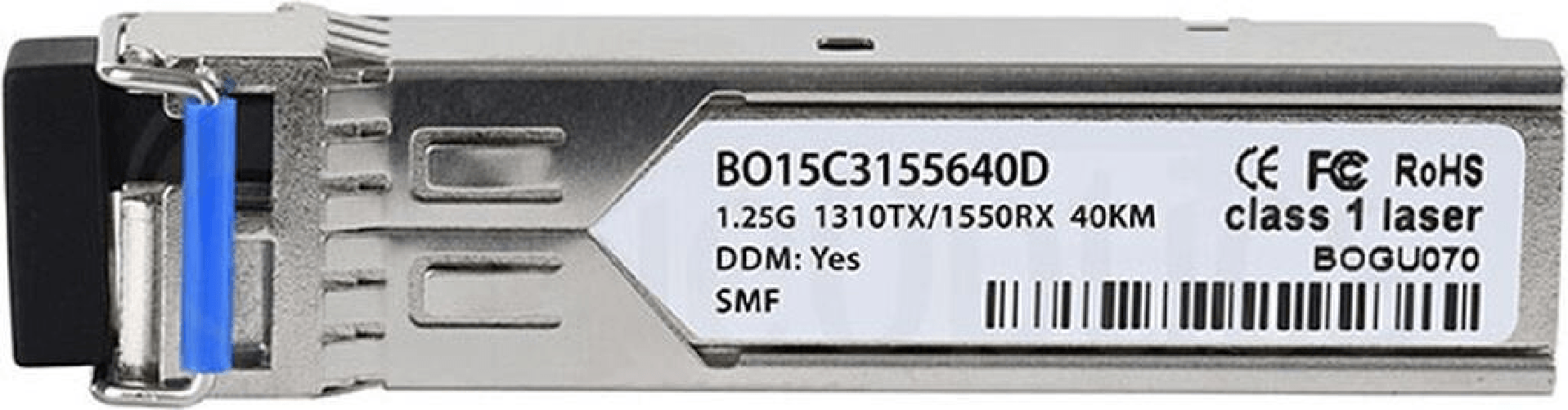 BlueOptics Kompatibler IBM SFP-BXU35-40KM BlueOptics BO15C3155640D SFP Transceiver, LC-Simplex, 1000BASE-BX-U