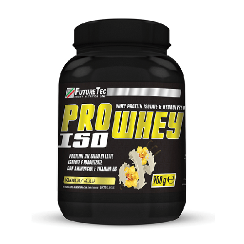 Future-Tec PRO WHEY ISO Proteine Isolate Idrolizzate gusto VANIGLIA 900g