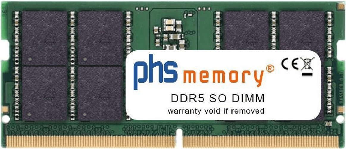 PHS-memory 24GB RAM Speicher kompatibel mit Dell XPS 15 9530 DDR5 SO DIMM 5600MHz PC5-44800-S (SP483365)