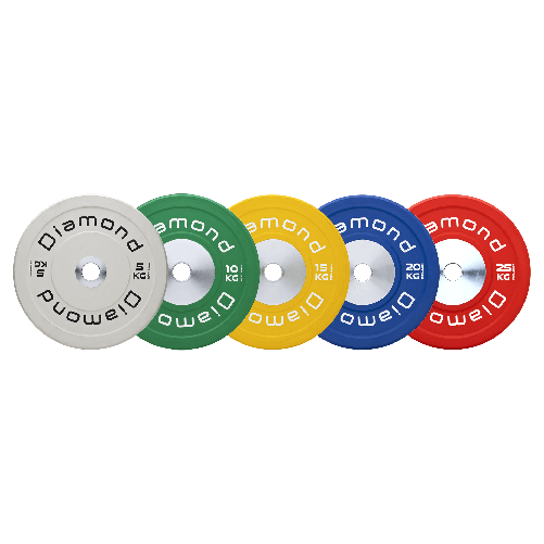 Diamond Disco Bumper Competizione Pro Ø 45 cm 5 kg - Monoblocco centrale in acciaio pieno DOCD5-PN
