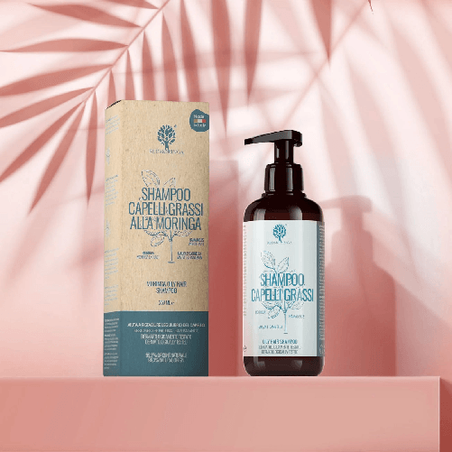 RedMoringa Shampoo alla Moringa Capelli Grassi BIO e Naturale - 250 ml