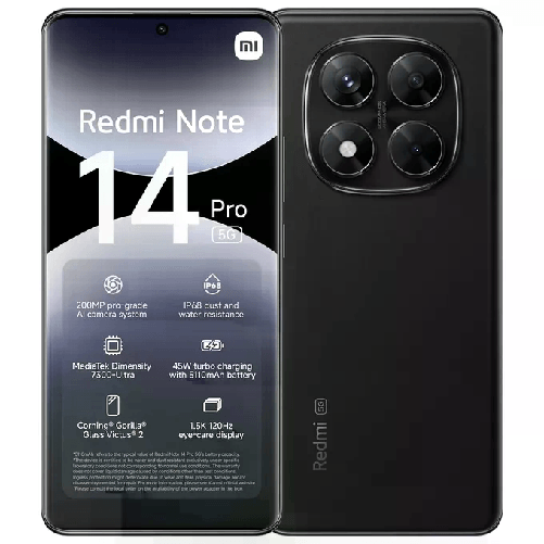 Xiaomi Redmi Note 14 Pro 5G 16,9 cm (6.67") Doppia SIM USB tipo-C 8 GB 256 GB 5110 mAh Nero