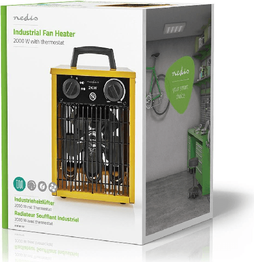 Nedis HTIF10FYW Industrieller Raumheizer Industrielle Heizl¼fter (HTIF10FYW)