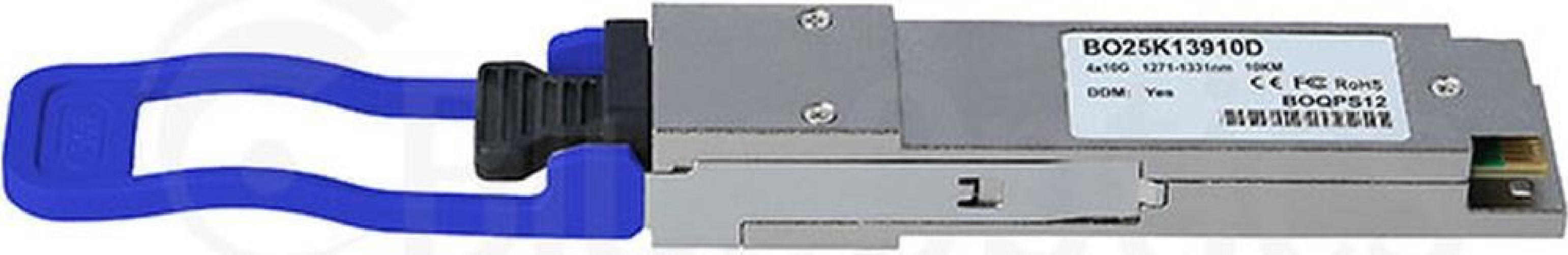 BlueOptics Kompatibler LevelOne QSFP-40G-PLR4 BlueOptics BO25K13910D QSFP Transceiver, MPO/MTP, 40GBASE-PLR4
