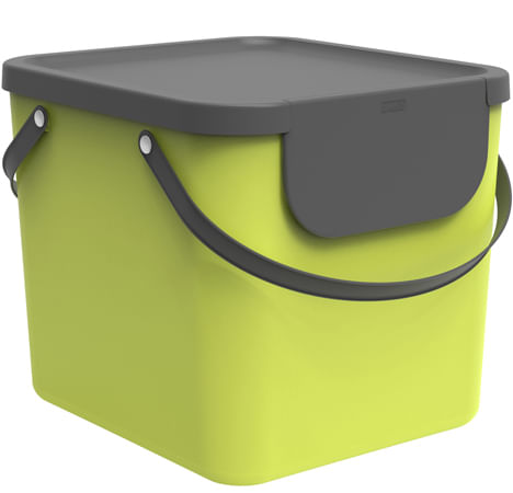 ROTHO Pattumiera ALBULA 40 Lt Verde Lime ROTHO Rotho Albula 40 L Rettangolare Plastica Lime