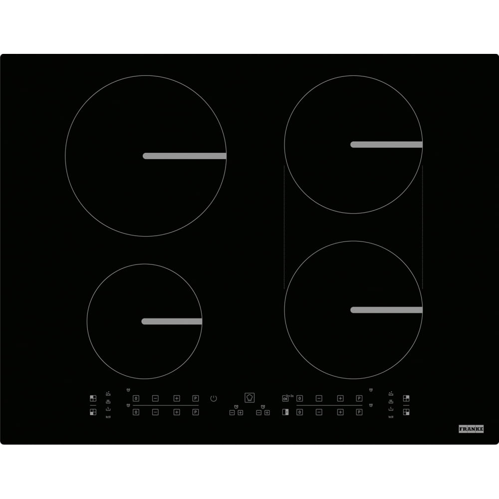 Franke FSM 654 IB BK Nero Da incasso 60 cm Piano cottura a induzione 4 Fornello(i)