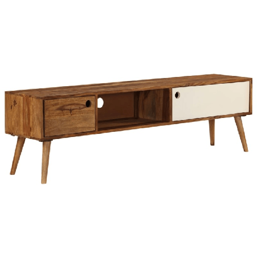 VidaXL Mobile Porta TV 140x30x40 cm in Legno Massello di Sheesham VidaXL 246224 supporto TV e sistema audio