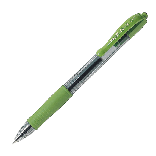 Pilot Roller gel scatto G-2 0,7mm verde chiaro Pilot