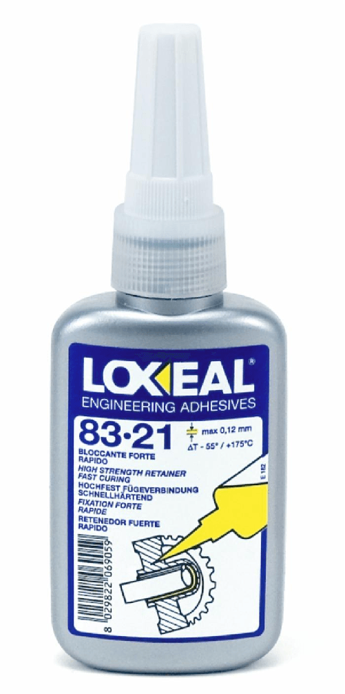 Bloccante rapido Loxeal 83-21 da 50ml per metalli confezione da 2 pezzi