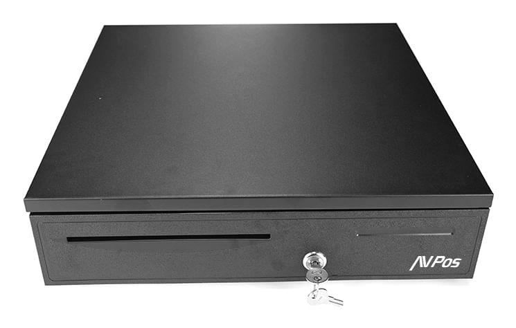Avpos Cassetto automatico per contanti AVPos CASH-U280 41 cm - 5 posizioni per banconote - 8 posizioni per monete Cassetto automatico per contanti AVP