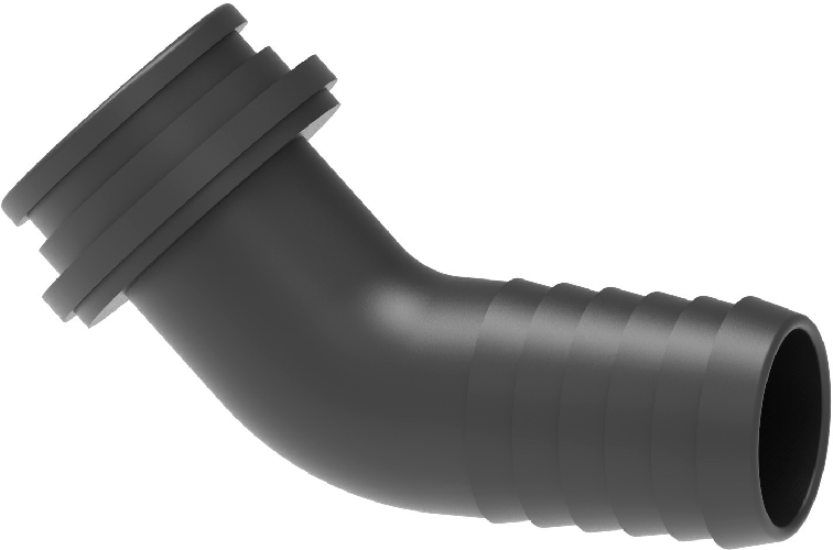 Raccordo portagomma 45° Arag per girello diametro 30mm confezione da 10 pezzi