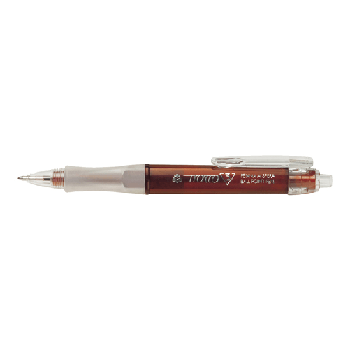 Tratto FILA Penna A Scatto Tratto 3 Rosso - Diametro Punta 0,5Mm - Confezione Da 12 Pezzi