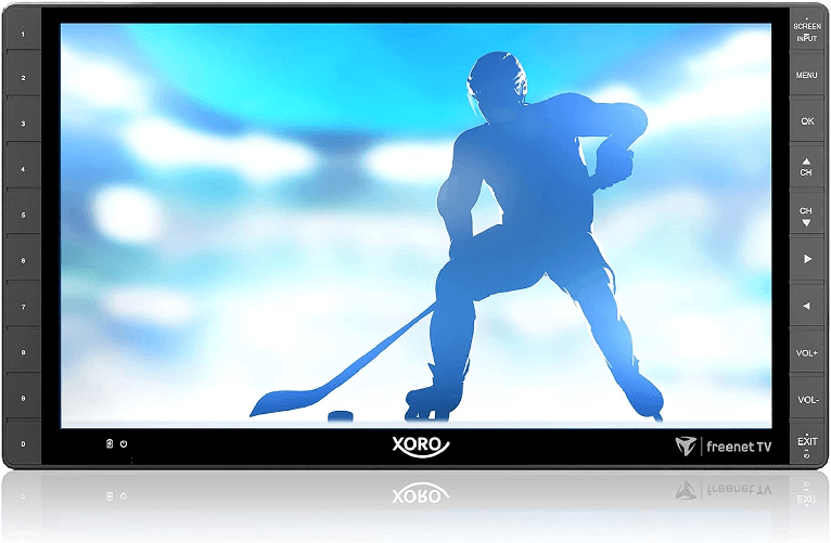 Xoro PTL 1450 V2 35,5 cm (14 Zoll) Tragbarer DVB-T/T2 Fernseher (freenet TV f¼r Private Sender, 12