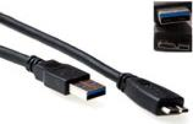 ACT Advanced Cable Technology SB3031 2m USB A Micro-USB B Mnnlich Mnnlich Schwarz USB Kabel (SB3031)