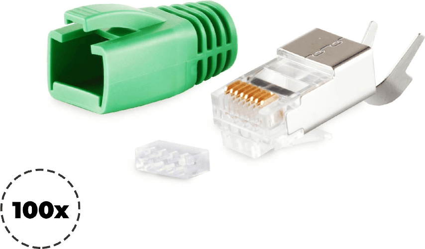 ShiverPeaks S/CONN maximum connectivity Netzwerk Modular Stecker RJ45 SET f¼r Verlegekabel bis AWG 23