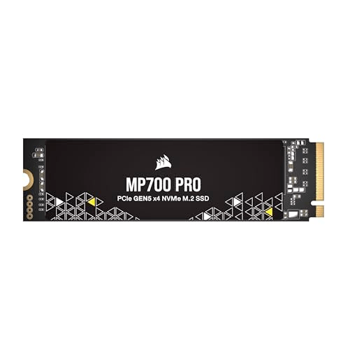 Corsair MP700 PRO 1TB SSD M.2 PCIe Gen5 - Prestazioni Estreme Corsair MP700 PRO 1 TB M.2 PCI Express 5.0 NVMe 3D TLC NAND