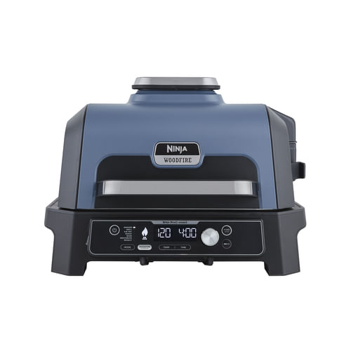 Ninja OG901EU Woodfire Pro Connect XL Barbecue Elettrico Griglia Affumicatore Friggitrice ad Aria 7 in 1 Controllo con Ninja Barbecue elettrico e Affu