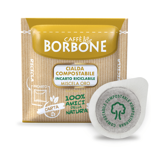 CAFFÈ BORBONE - MISCELA ORO - Box 50 CIALDE ESE44 da 7.2g Caffè Borbone Miscela Oro