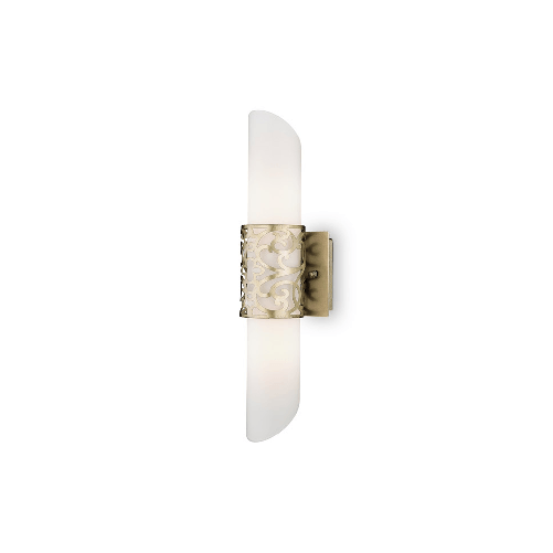 Maytoni Applique Contemporanea Venera Metallo Ottone 2 Luci Diffusore In Pvc Maytoni H260-02-N illuminazione da parete E14