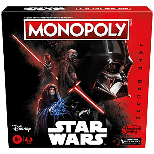 Hasbro Monopoly Lato Oscuro, gioco da tavolo per famiglie, bambini e bambine dagli 8 anni in su Monopoly Lato Oscuro, gioco da tavolo per famiglie, ba