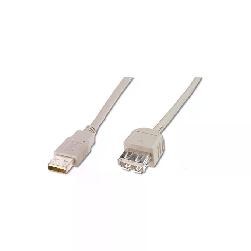 Digitus Cavo Prolunga Usb Mt. 2 - Connettori ''A'' Maschio-Femmina Certificato Usb 2.0 (Ak 701-2) Digitus LP8150 cavo USB USB 2.0 1,8 m USB A Beige