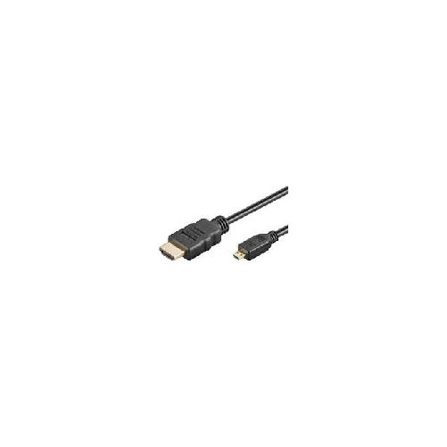 Link Cavo Hdmi High Speed With Ethernet Connettori Micro Hdmi D Maschio/ Hdmi A Maschio Mt. 3 Goobay 3m HDMI A/micro-D cavo HDMI HDMI tipo A (Standard