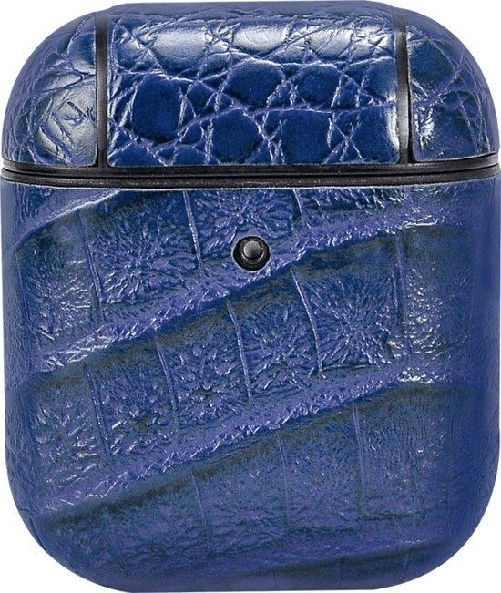 NOXON TERRATEC Air Box - Tasche f¼r Kopfh¶hrer - Polycarbonat - croco blue - f¼r Apple AirPods (1