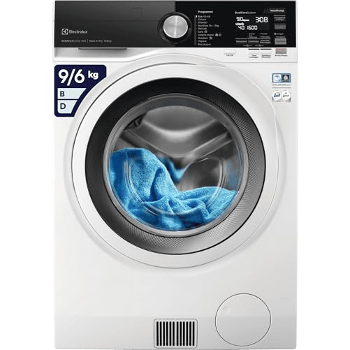 Electrolux EW9W296Y Lavasciuga PerfectCare 900 - 9 kg Lavaggio, 6 kg Asciugatura, Bianco Electrolux EW9W296Y lavasciuga Libera installazione Caricamen
