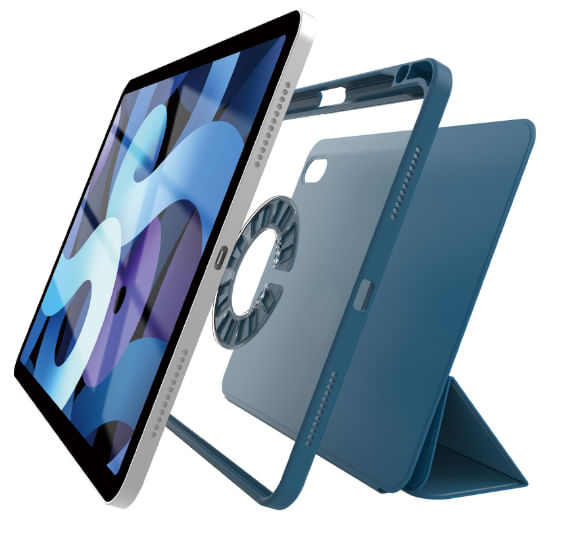 Celly BOOKMAG02BL custodia per tablet 27,7 cm (10.9") Cover Blu