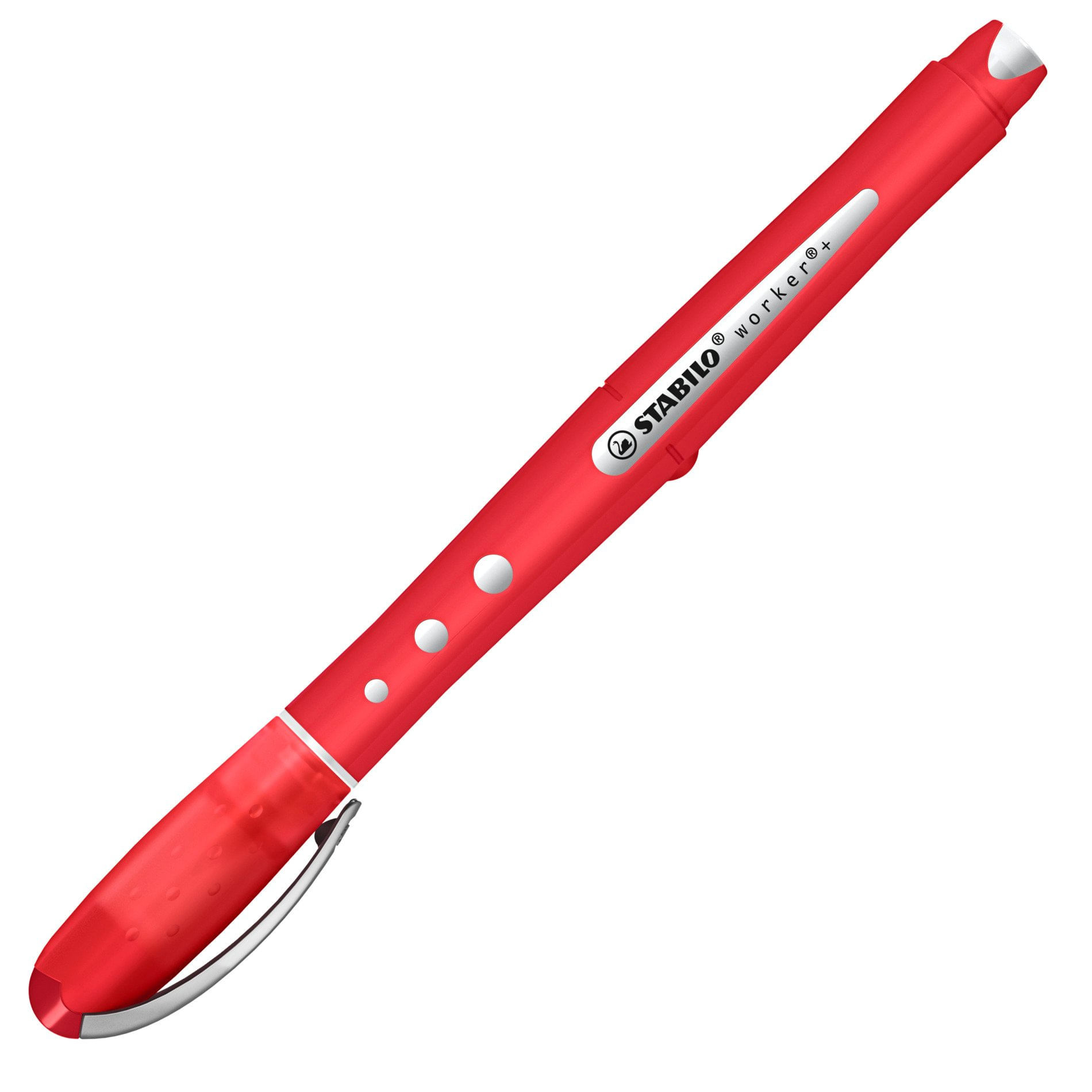 STABILO worker+ colorful Penna stick a sfera Rosso 1 pz