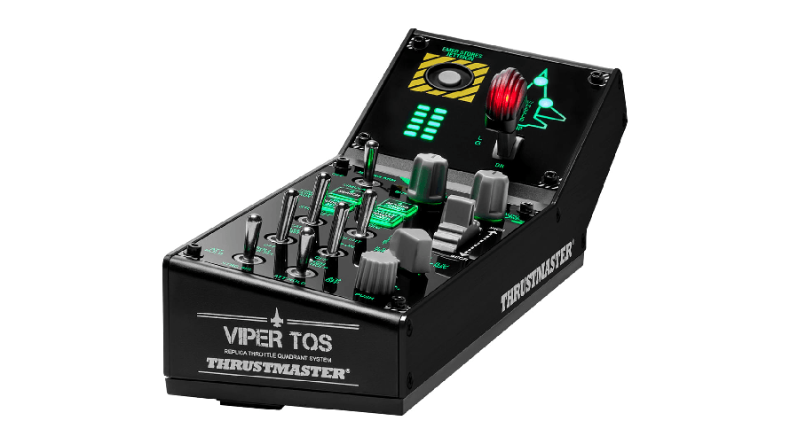 Thrustmaster VIPER Panel Nero USB Joystick + leva di controllo del motore PC Thrustmaster Viper Panel