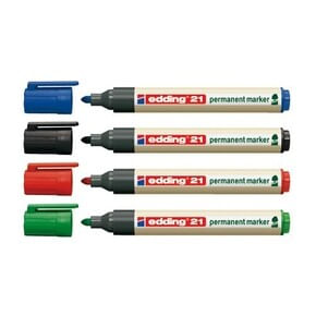 Edding MARCATORE PERMANENTE 21 ECOLINE P.CONICA ROSSO EDDING