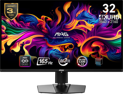MSI MAG 321UP QD-OLED Monitor PC 80 cm (31.5) 3840 x 2160 Pixel 4K Ultra HD QDOLED Nero MSI MAG 321UP QD-OLED Monitor PC 80 cm (31.5") 3840 x 2160 Pix