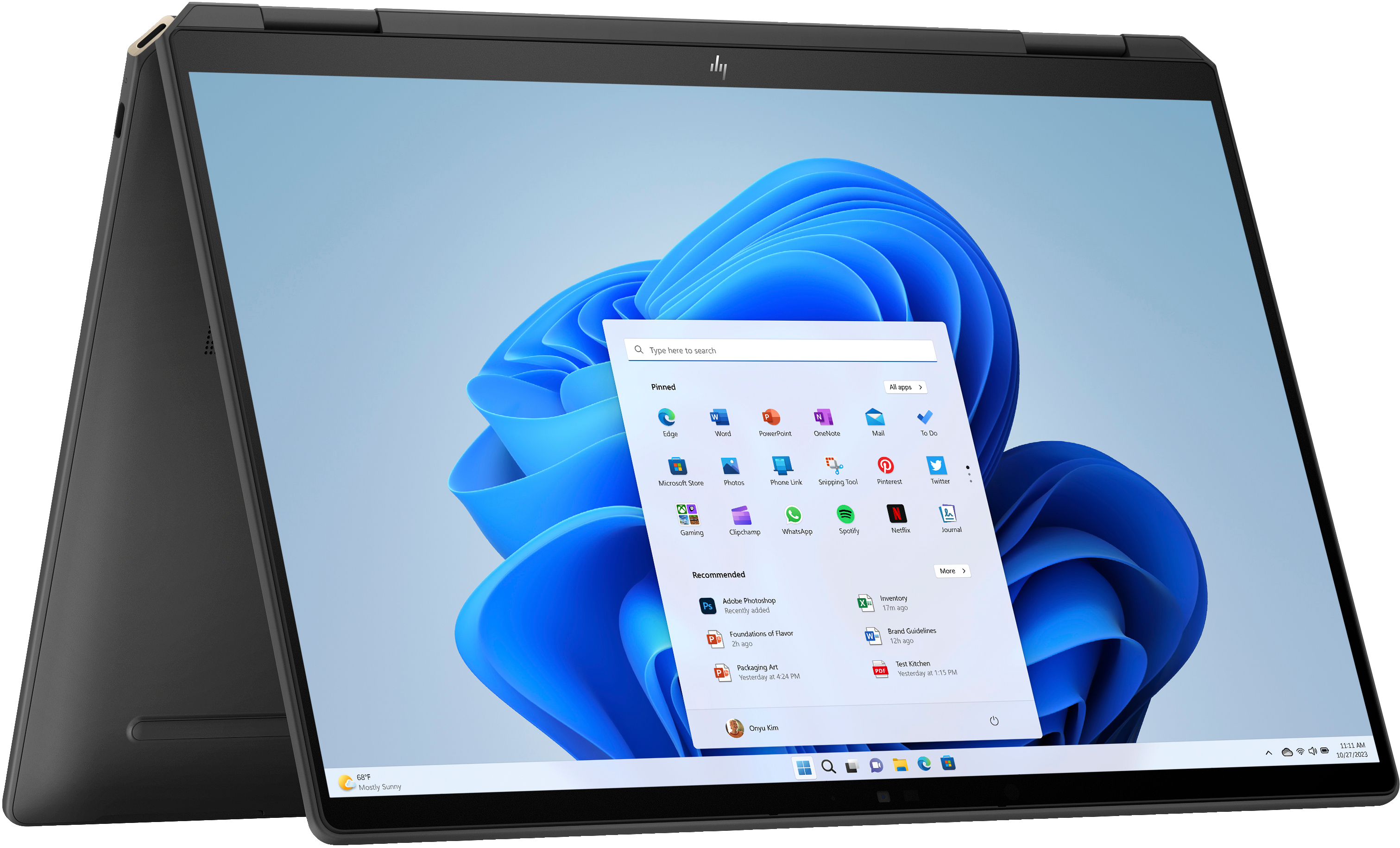 HP Spectre x360 14-eu0006nl Intel Core Ultra 7 155H Ibrido (2 in 1) 35,6 cm (14") Touch screen 3K 32 GB LPDDR5x-SDRAM 1 TB SSD Wi-Fi 6E (802.11ax) Win