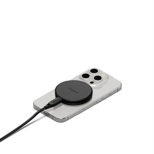 Cygnett ChargePuck Qi2.0 Cuffie, Smartphone Nero USB Carica wireless Ricarica rapida Interno
