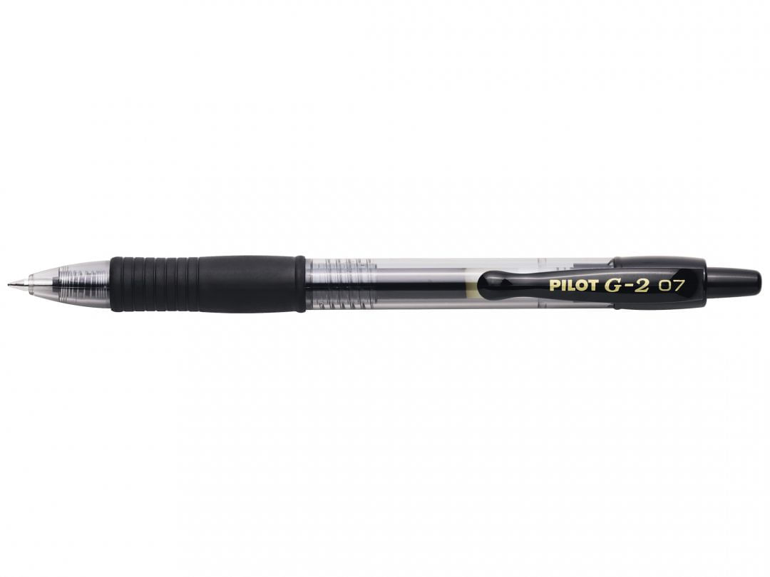 Pilot Penna gel roller retrattile Pilot G2 - Ricaricabile - Punta sferica rotonda da 0,7 mm - Corsa 0,32 mm Pilot Gelroller G-2 0.7 Penna in gel retra