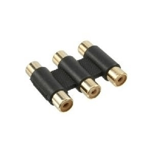 InLine Adattatore audio/video InLine - 3 x RCA femmina a 3x RCA femmina - placcato oro (99319)