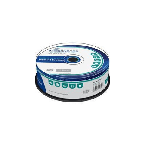 MediaRange 25 x DVD+R DL, 8.5 GB 8x