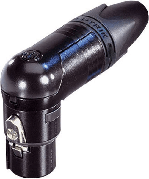Neutrik Presa connettore XLR Neutrik, angolato Numero di poli: 7 Nero NC7FRX-B 1 pezzo (NC7FRX-B)