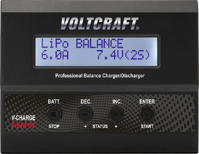 VOLTCRAFT Modellbau-Multifunktionsladegert 12 V 6 A V-Charge 60 DC (1597950)