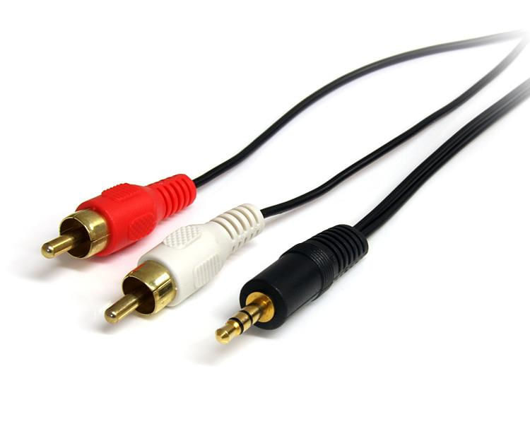 StarTech.com Cavo audio stereo 91 cm - 3,5 mm maschio a 2 maschi RCA