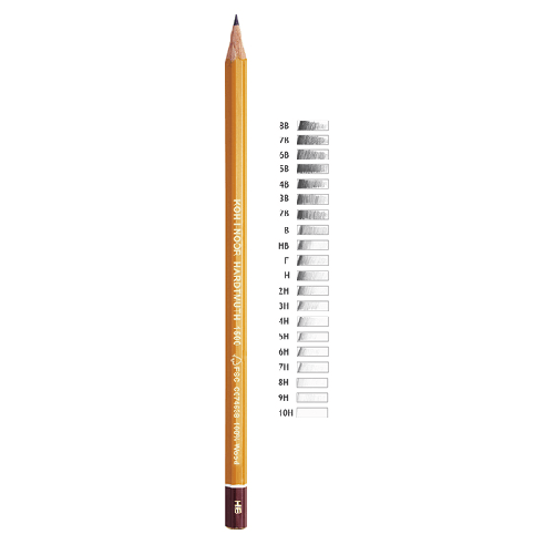 Koh-I-Noor SCATOLA 12 MATITE H1500 5H KOH.I.NOOR