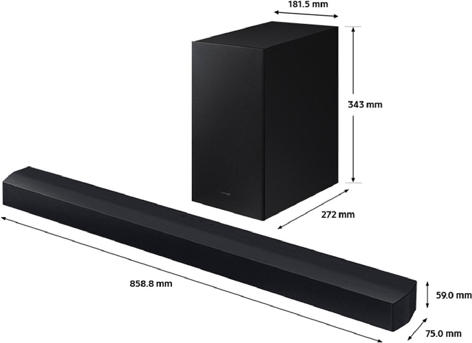 Samsung HW-C400/EN Soundbar-Lautsprecher Schwarz 2.0 Kanle (HW-C400/EN)