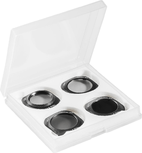 Walimex pro Drohnenfilter Set DJI Mavic 2 Pro - Filter Polfilter CPL, Graufilter ND 4, ND 8, ND 16