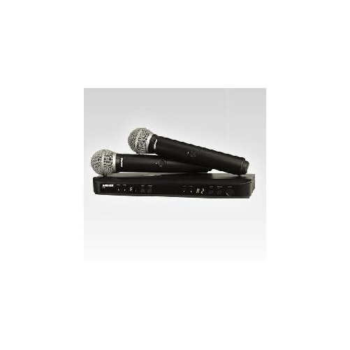 Shure BLX288-PG58 Nero Microfono per palco-spettacolo Shure BLX288/PG58 Nero Microfono per palco/spettacolo