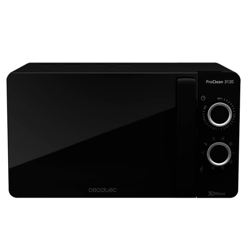 Cecotec ProClean 3130 Forno a Microonde con Grill Capacita' 20 Litri Potenza 700W Rivestimento Ready2Clean e Tecnologia Cecotec ProClean 3130 Nero Mic