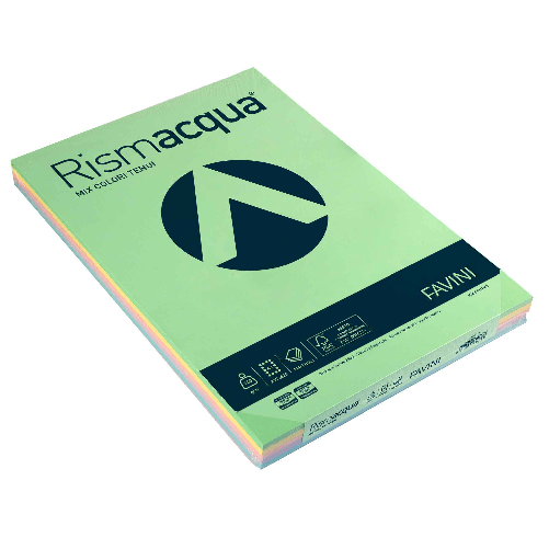 Favini Rismacqua Mix carta inkjet A3 (297x420 mm) 200 fogli Colori assortiti