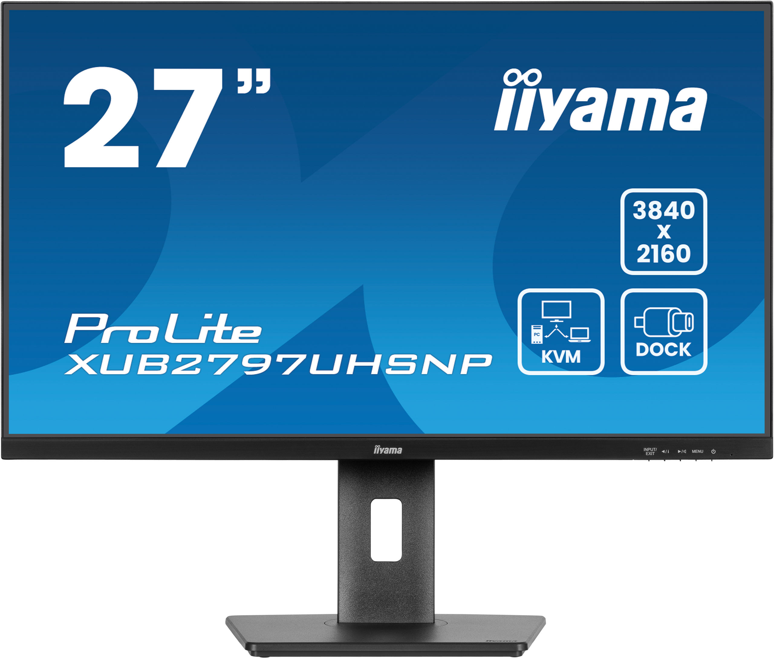 iiyama ProLite XUB2797UHSNP-B1 Monitor PC 68,6 cm (27") 3840 x 2160 Pixel 4K Ultra HD LED Nero